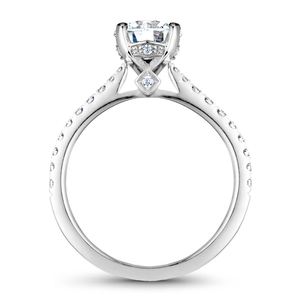 Noam Carver White Gold Diamond Engagement Ring Setting (0.29 CTW) - Image 3