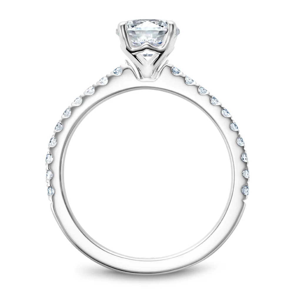 Noam Carver White Gold Diamond Engagement Ring Setting (0.31 CTW) - Image 3