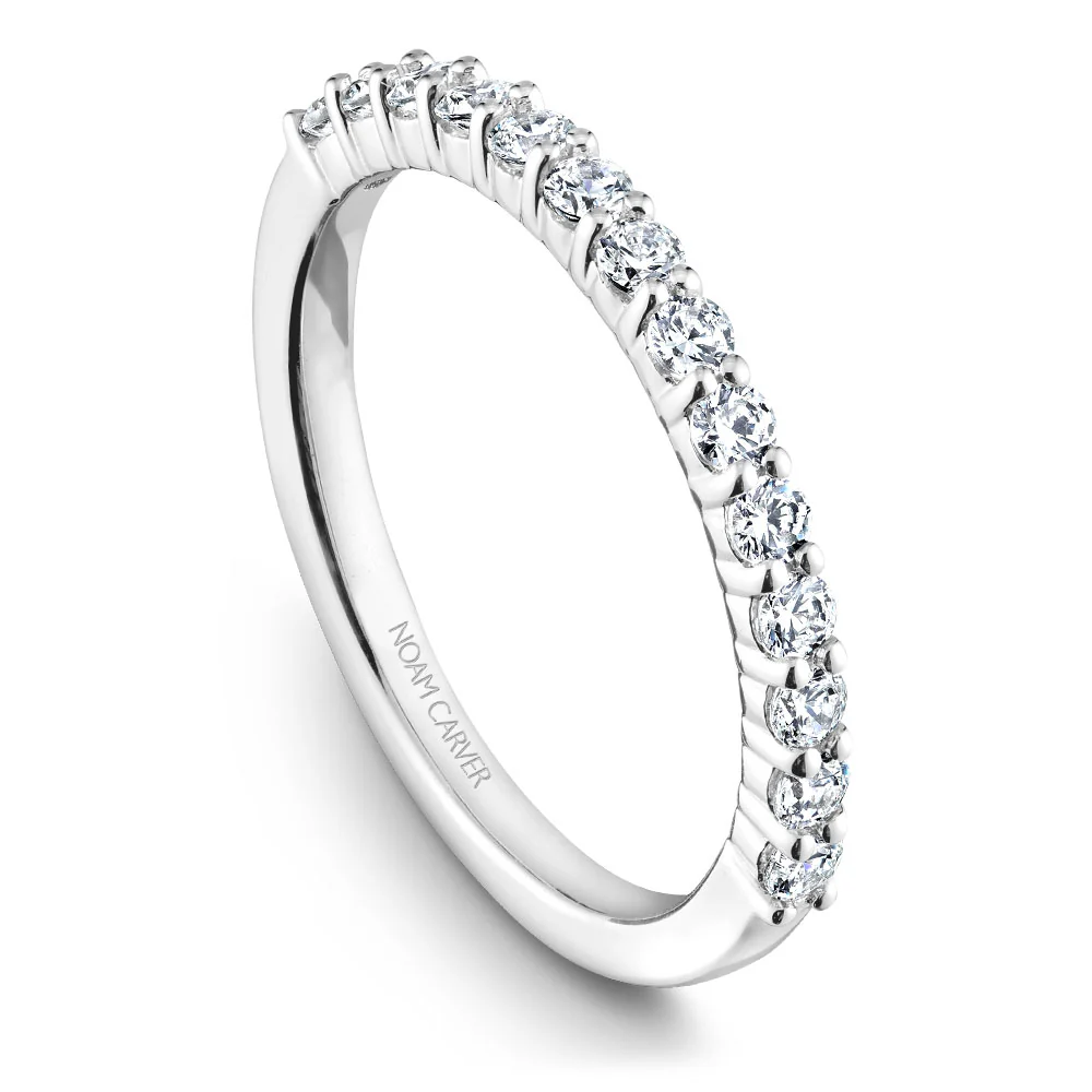 Noam Carver White Gold Diamond Engagement Ring Setting (0.37 CTW) - Image 5