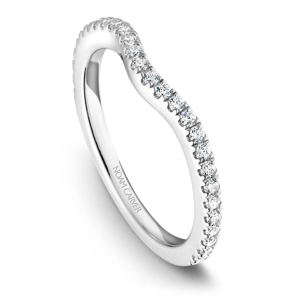 Noam Carver White Gold Diamond Engagement Ring Setting (0.39 CTW) - Image 4