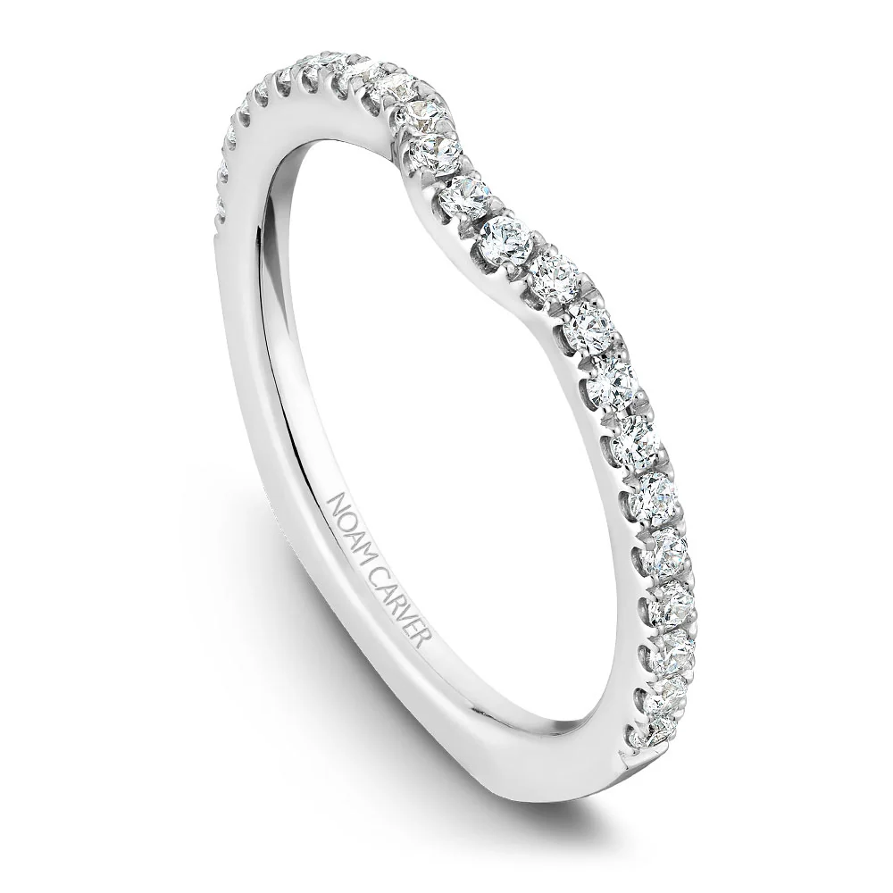 Noam Carver White Gold Diamond Engagement Ring Setting (0.39 CTW) - Image 5