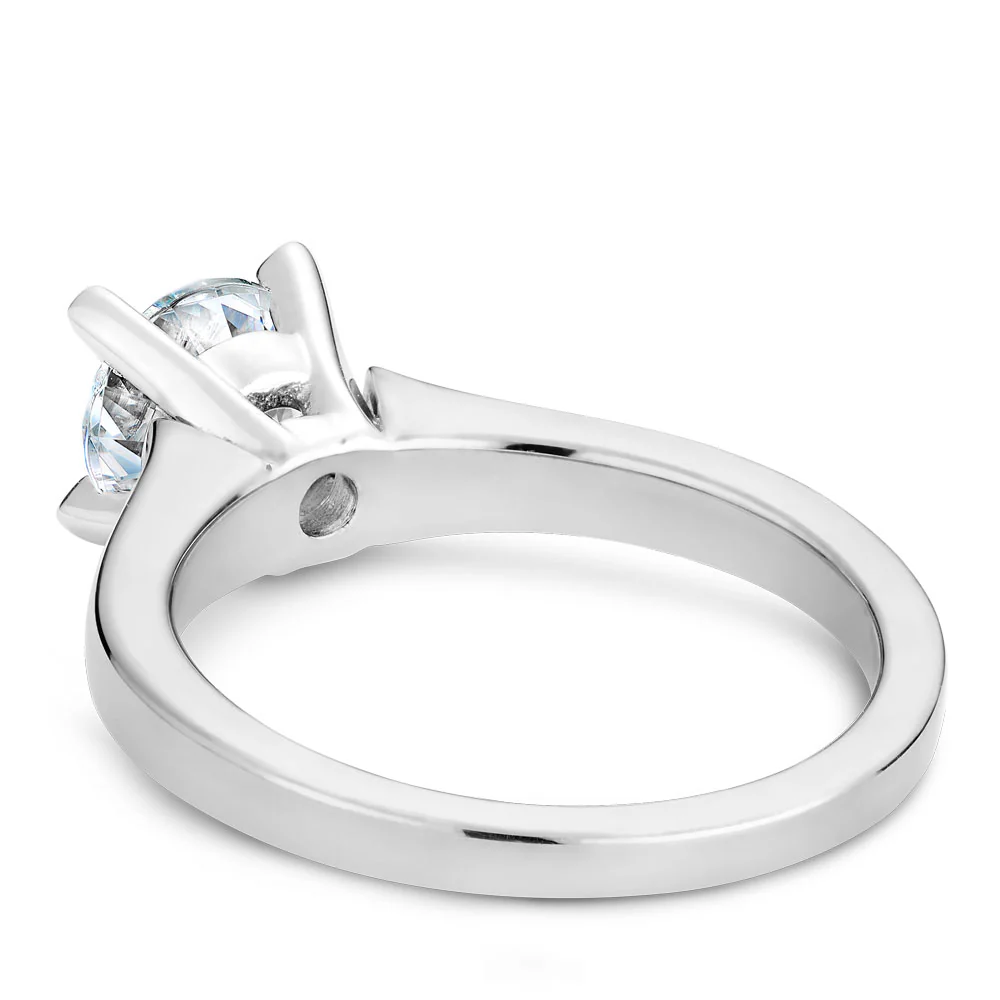 Noam Carver White Gold Engagement Ring Setting with Prongs - Image 3