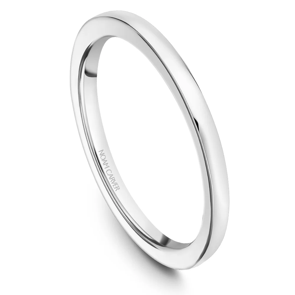 Noam Carver White Gold Milgrain Dot Halo Engagement Ring Setting  (0.26 CTW) - Image 5