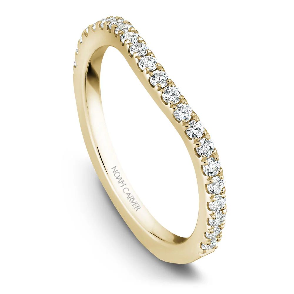 Noam Carver White Gold Split Prong Diamond Engagement Ring Setting (0.32 CTW) - Image 4