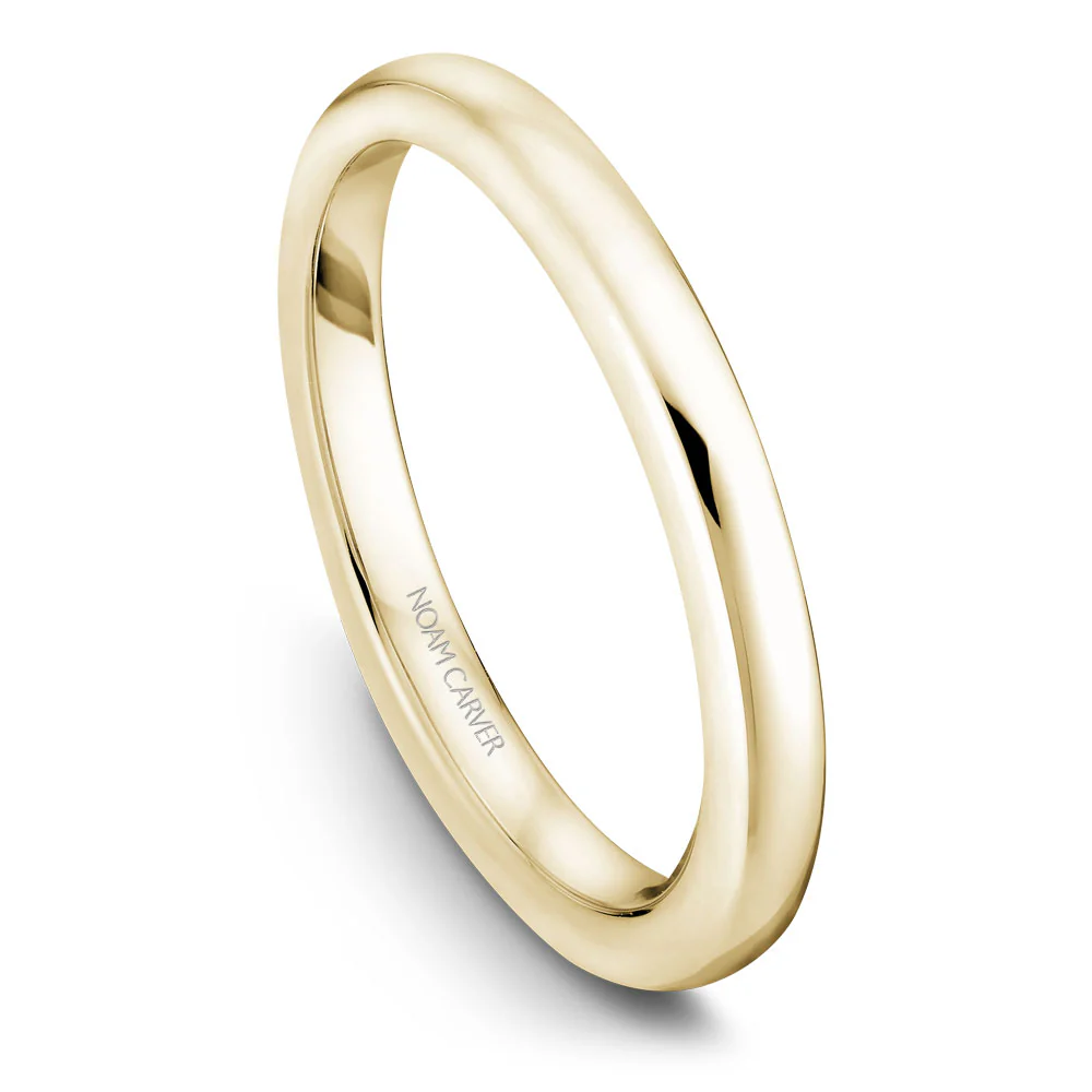 Noam Carver Yellow Gold Solitaire Engagement Ring Setting - Image 5