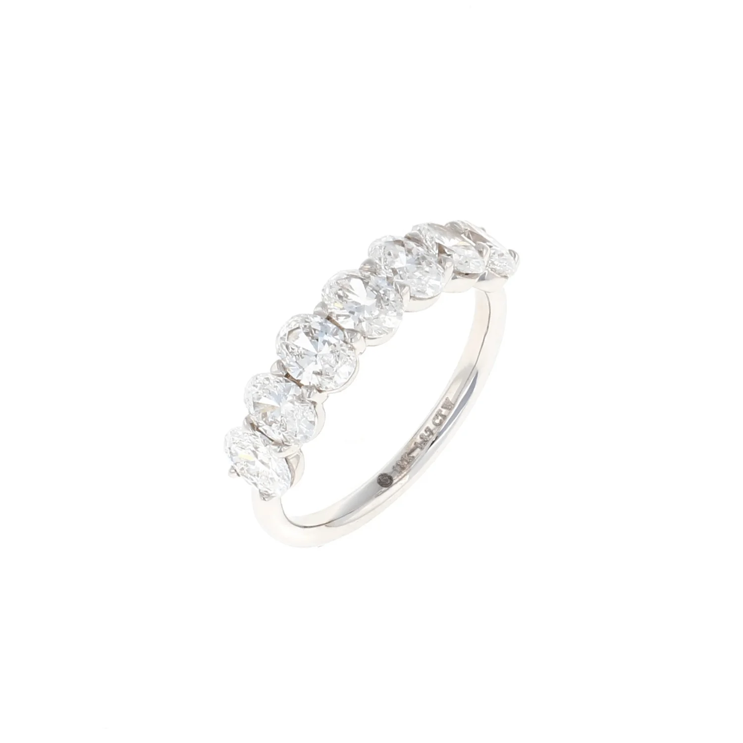 Oval Seven Stone Diamond Band (1.87CTW) - Image 2