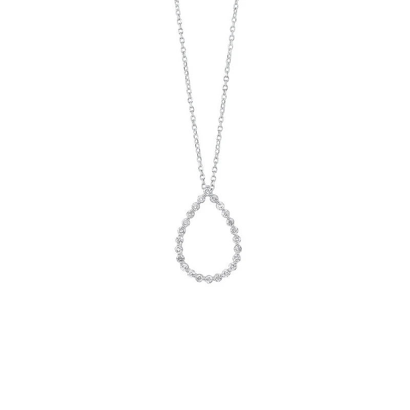 Diamond Eternity Teardrop Necklace 1/4, 1/2, or 1 CTW