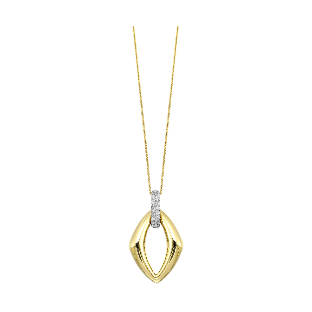 14Kt Yellow Gold Diamond 1/4Ctw Pendant