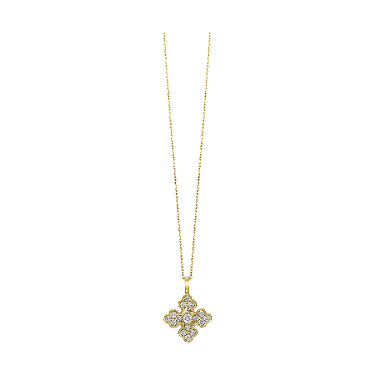 14Kt Yellow Gold Diamond 1/3Ctw Pendant