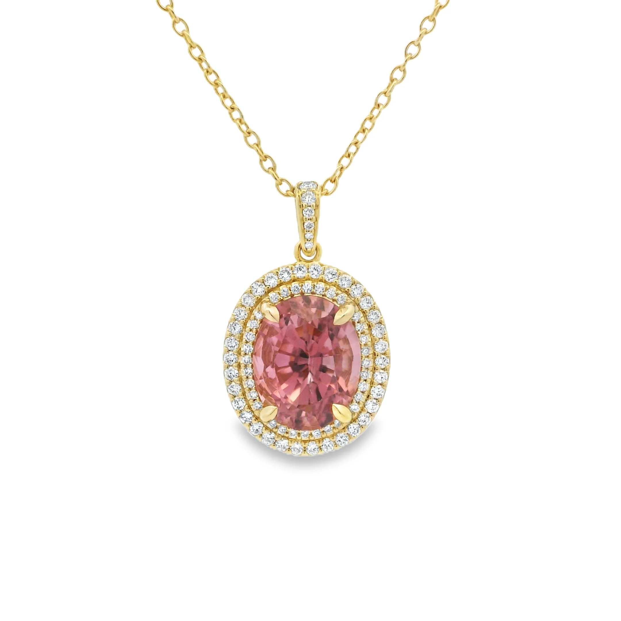 Pink Tourmaline Pendant