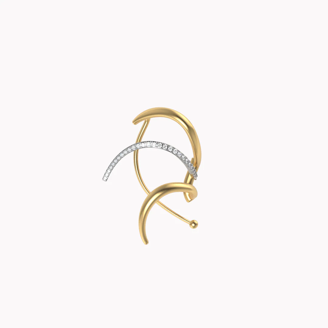Simon G Rays of the Sun Earring Set in 18k Gold with Diamonds - Image 2