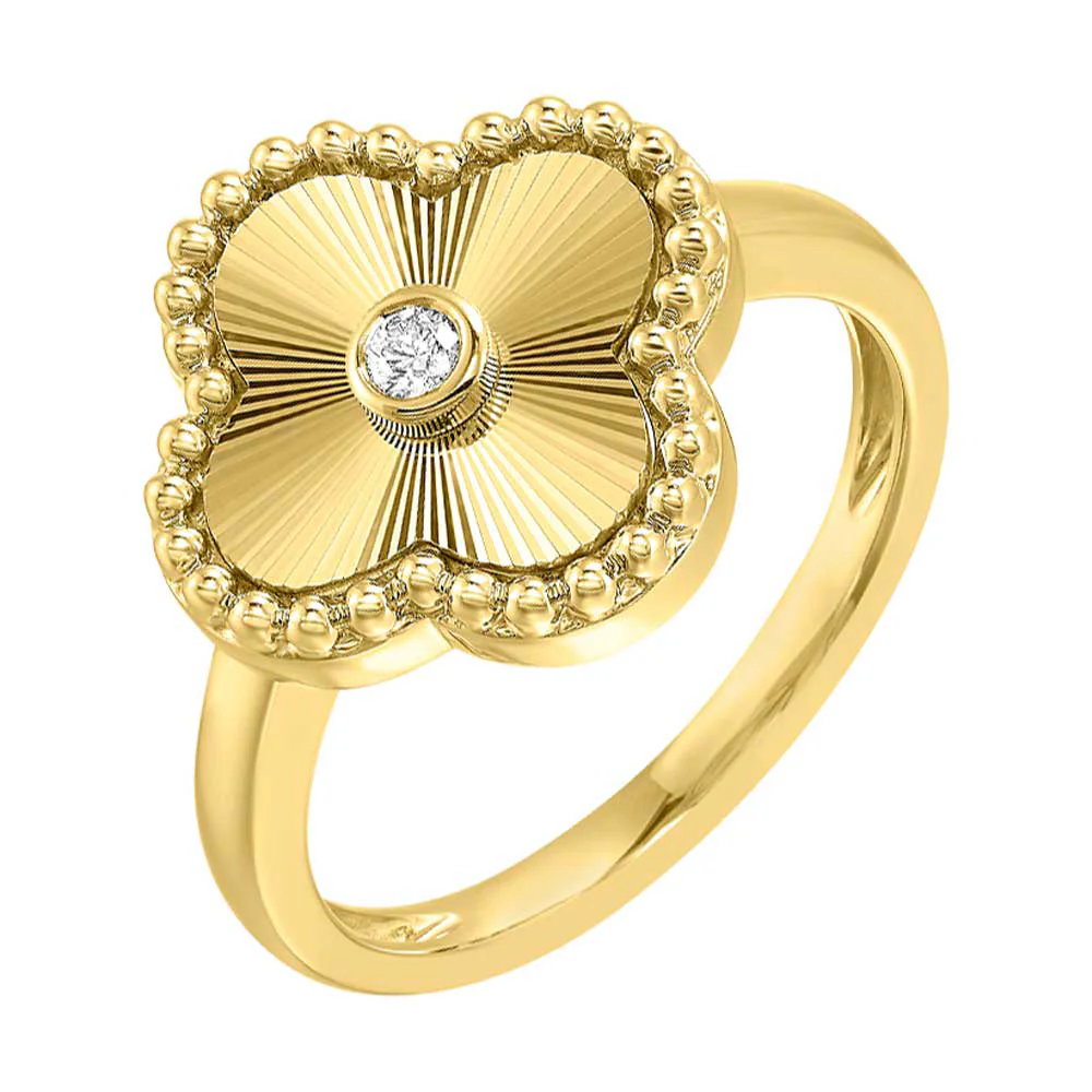 10Kt Yellow Gold Diamond 1/20Ctw Ring