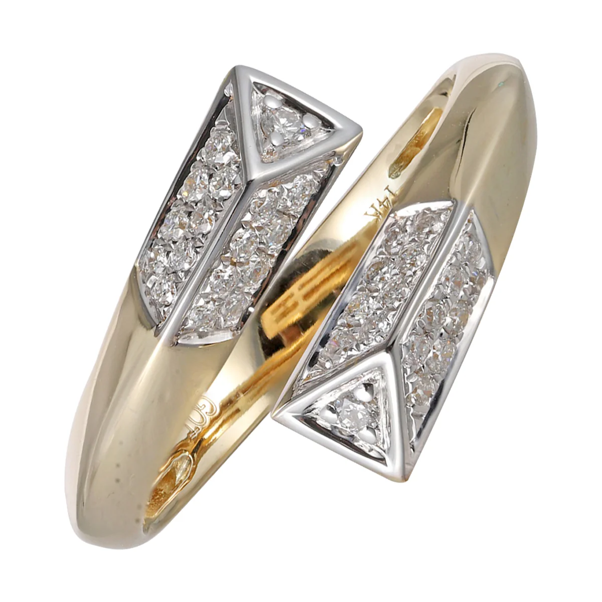 14Kt Yellow Gold Diamond 1/5Ctw Ring