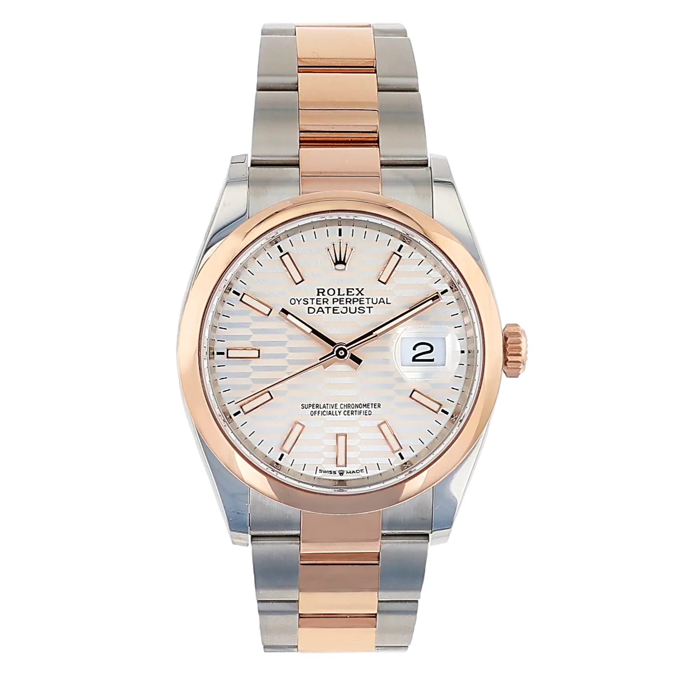Rolex 126201 Datejust Rolesor Oystersteel & 18K Everose Gold 36mm (Pre-owned)