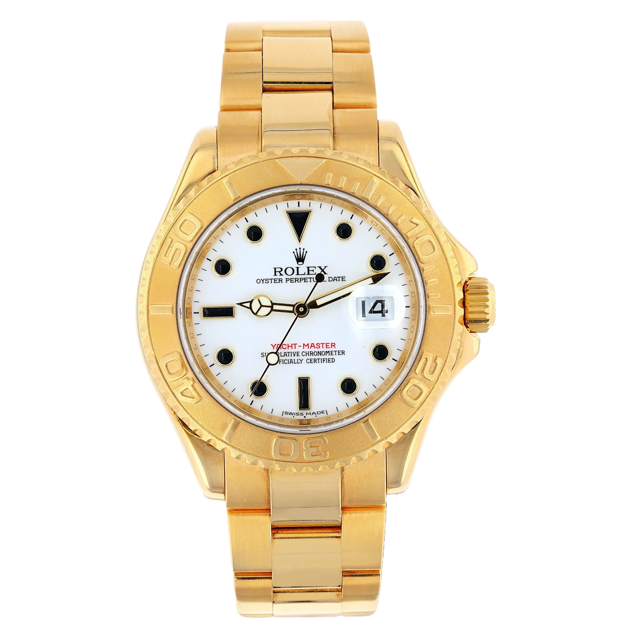 Rolex 16628 Yacht-Master 18K Yellow Gold 40mm (Pre-owned)