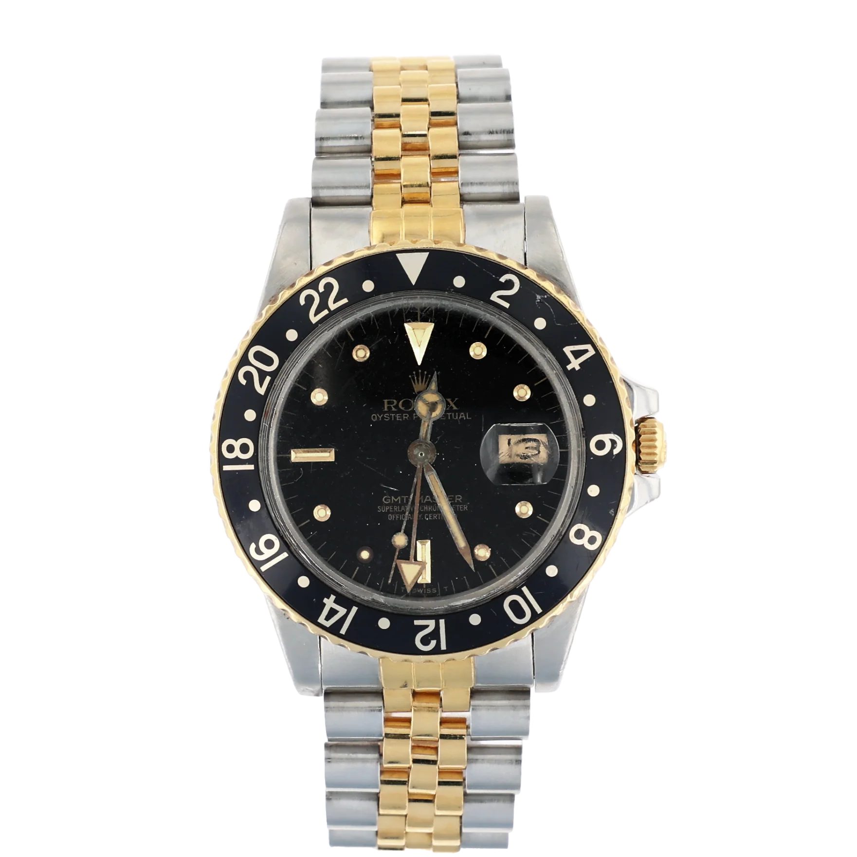 Rolex 16753 GMT Master Rolesor Oystersteel & 18K Yellow Gold 40mm (Pre-owned)
