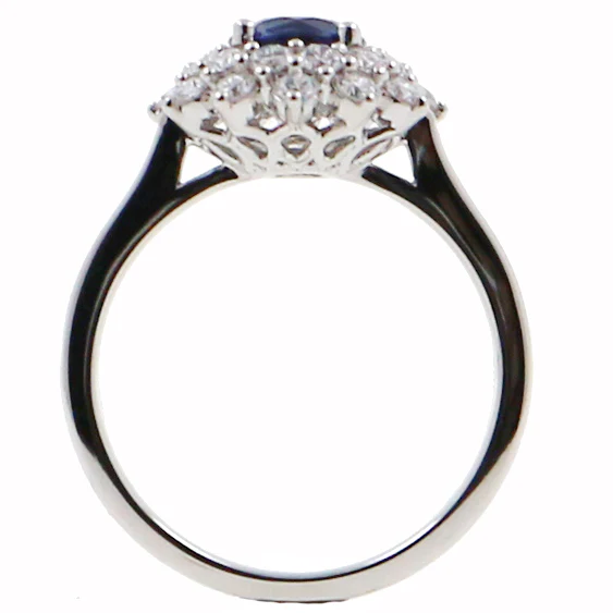 Sapphire and Diamond Fashion Ring - Image 3
