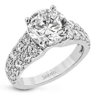 Simon G. Round Cut Engagement Ring Setting (1.50CTW)
