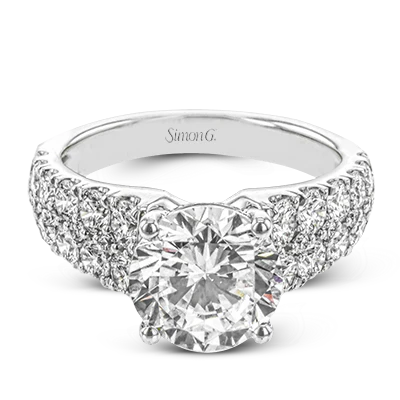Simon G. Round Cut Engagement Ring Setting (1.50CTW) - Image 2