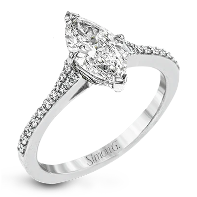 Simon G. Round Cut Engagement Ring Setting (0.16CTW) - Image 5