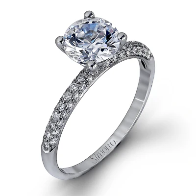 Simon G. Round Cut Engagement Ring Setting (0.29CTW)