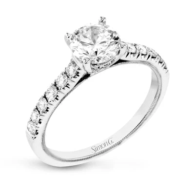 Simon G. Round Cut Engagement Ring Setting (0.37CTW)