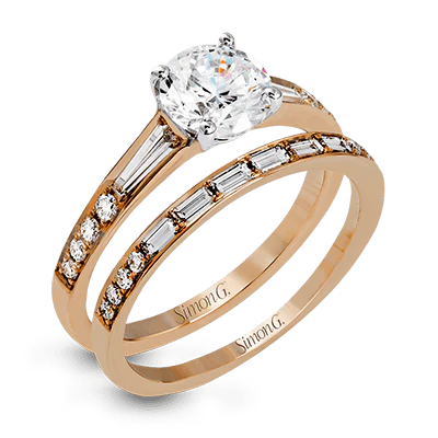 Simon G. Round Cut Engagement Ring Setting (0.74CTW) - Image 3