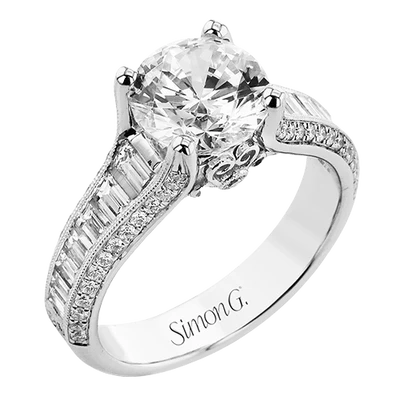 Simon G. Round Cut Engagement Ring Setting (1.00CTW)