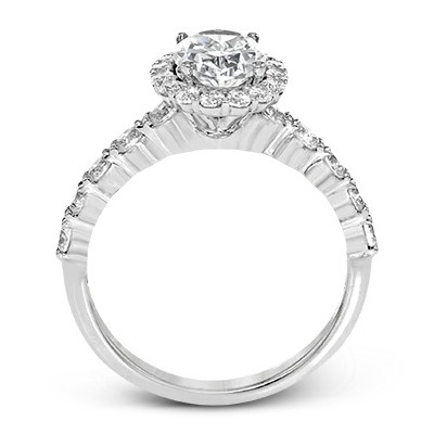 Simon G. Round Cut Halo Engagement Ring Setting (0.70CTW) - Image 3