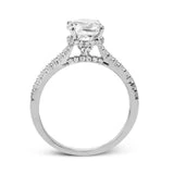 Simon G. Round Cut Hidden Halo Engagement Ring Setting (0.29CTW) - Image 3