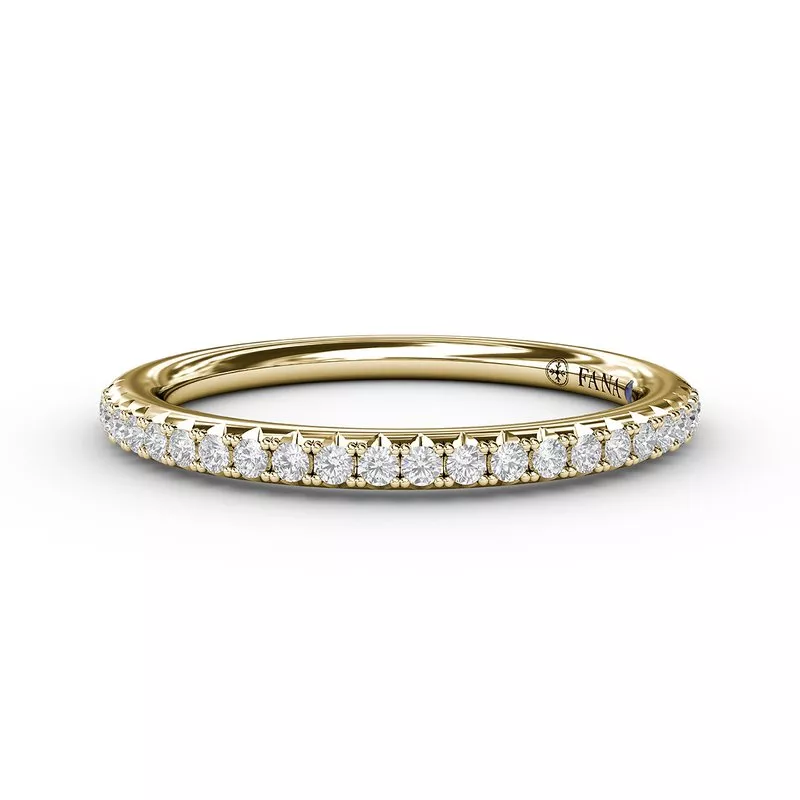 FANA Split Prong Diamond Anniversary Band - Image 3