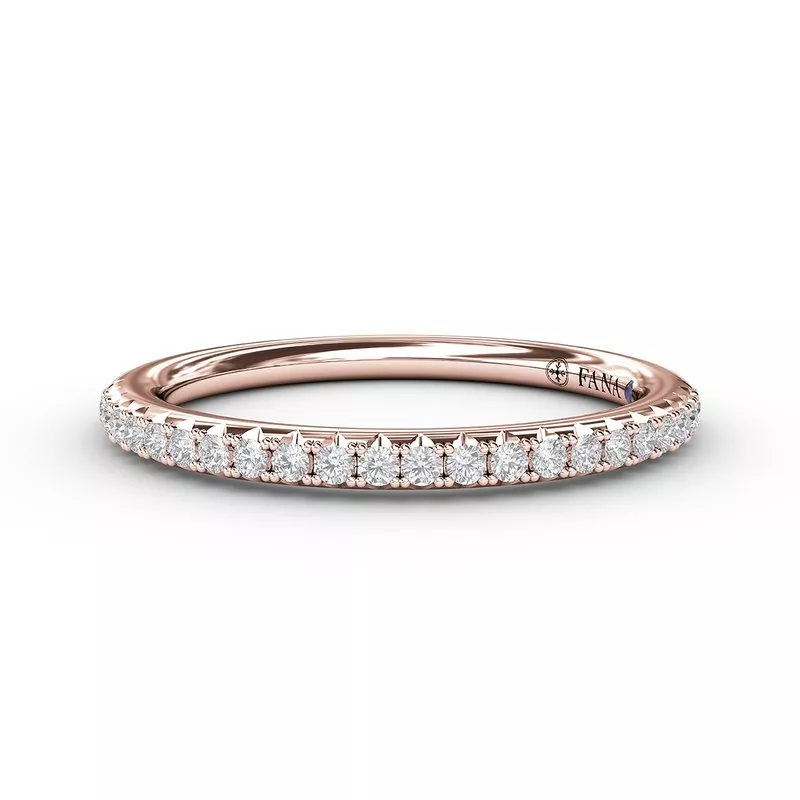 FANA Split Prong Diamond Anniversary Band - Image 4