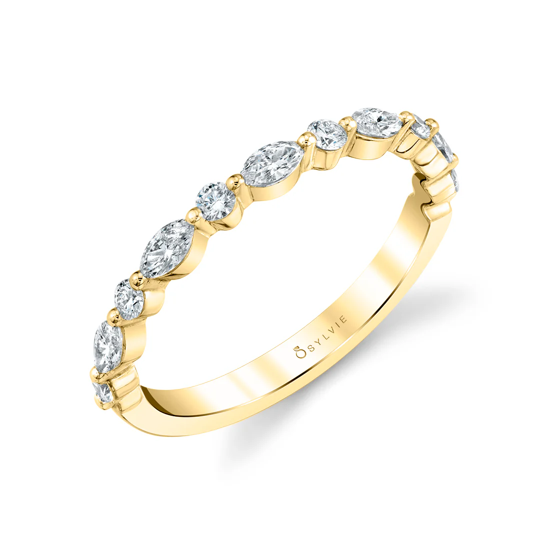 Sylvie Designed Stackable Wedding Band Setting - Image 2