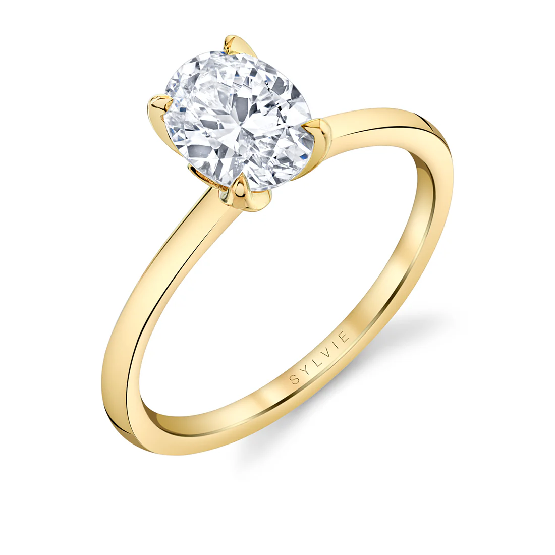 Sylvie Solitaire Engagement Ring Setting - Image 2