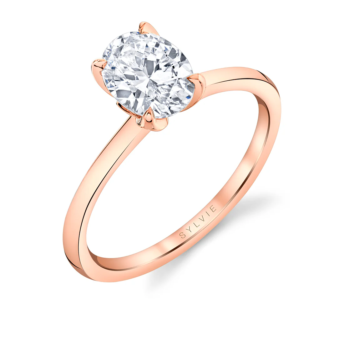 Sylvie Solitaire Engagement Ring Setting - Image 3
