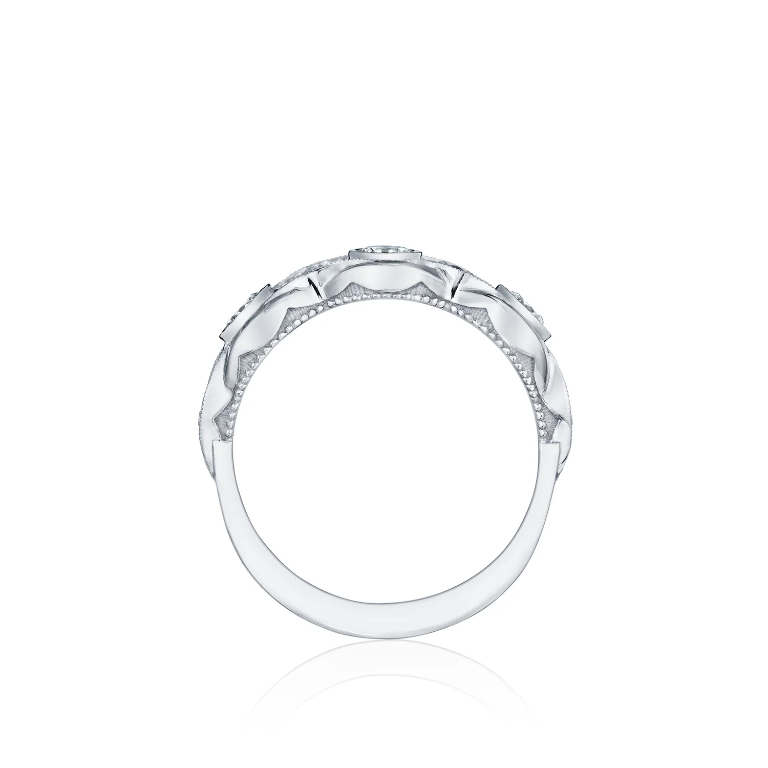 Tacori Adoration 18k White Gold Diamond Wedding Band (1.91 CTW) - Image 3