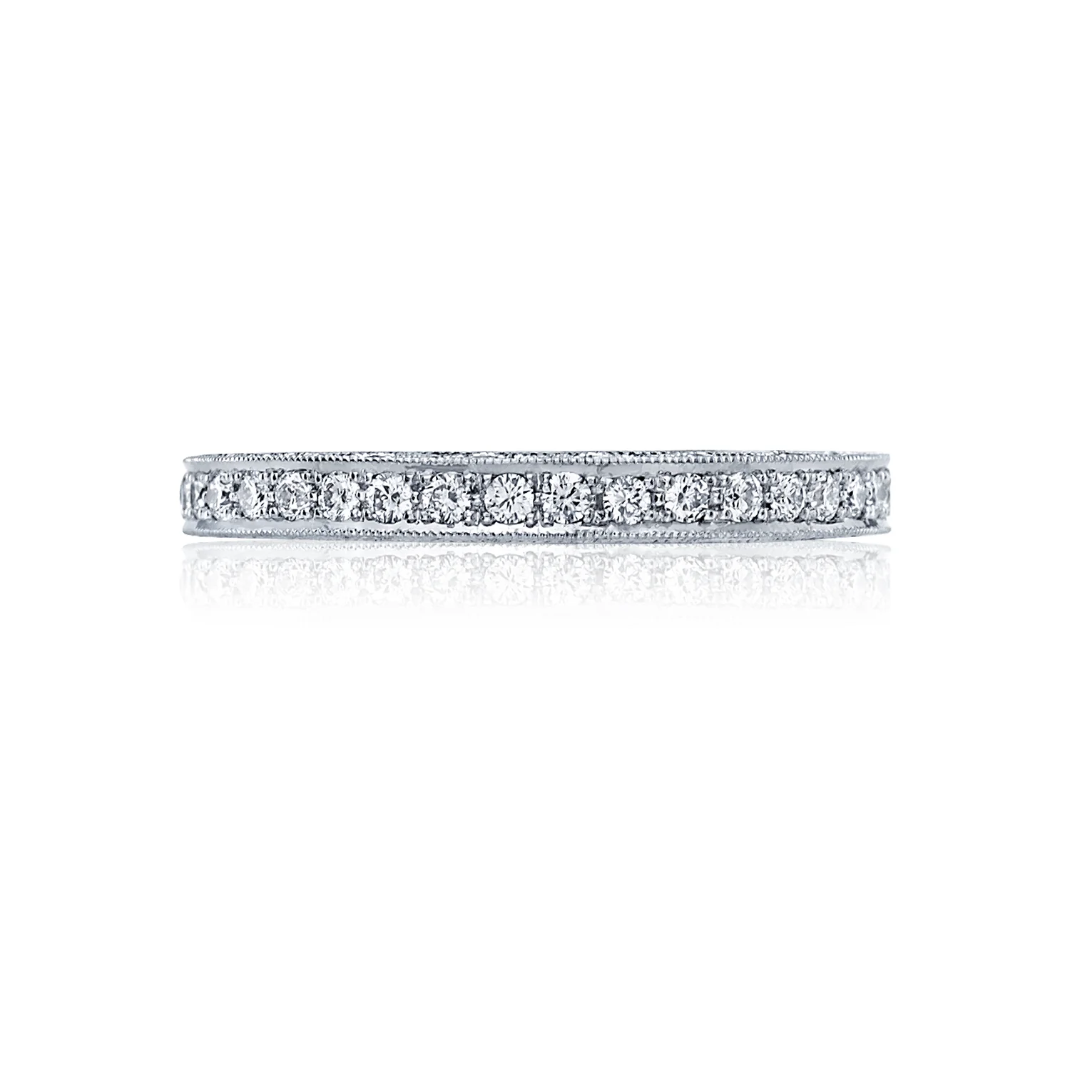 Tacori Blooming Beauties 18k White Gold Diamond Wedding Band (0.68 CTW)