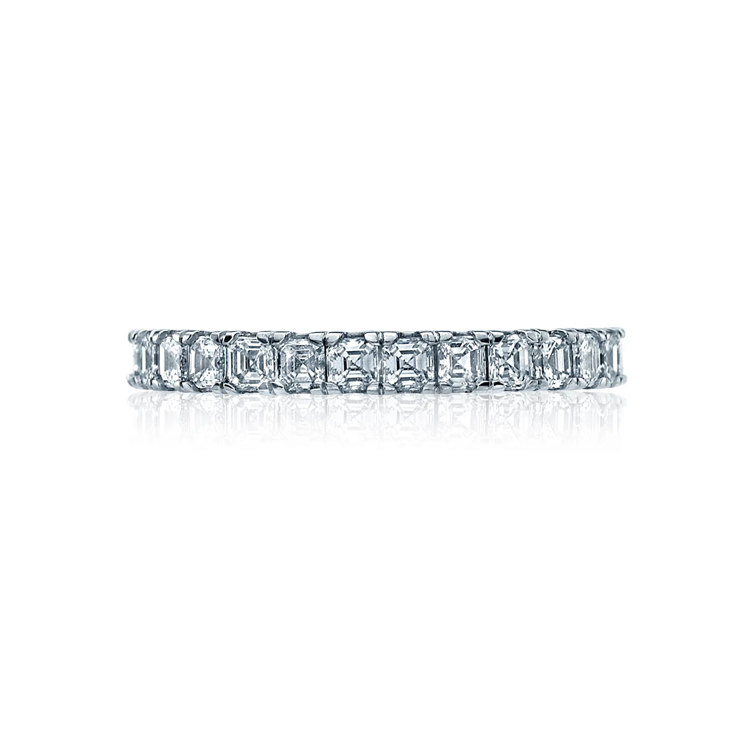 Tacori 18k White Gold Clean Crescent Diamond Wedding Band (1.75 CTW)