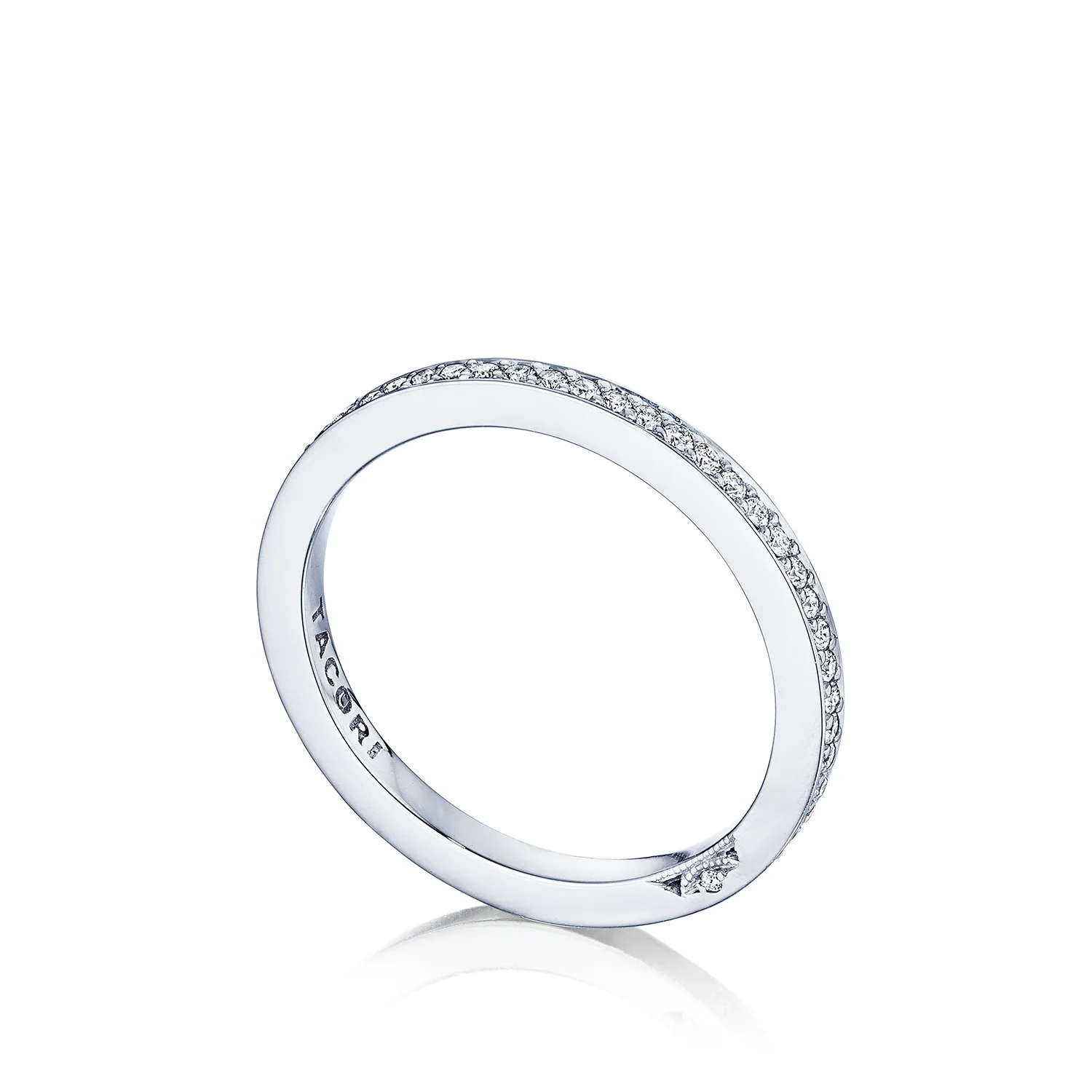 Tacori 18k White Gold  Diamond Wedding Band (0.27 CTW) - Image 3