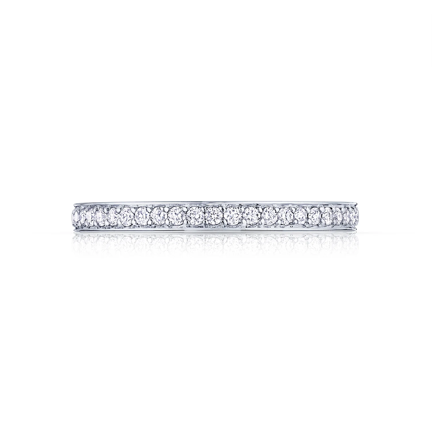 Tacori 18k White Gold Diamond Wedding Band (0.34 CTW)