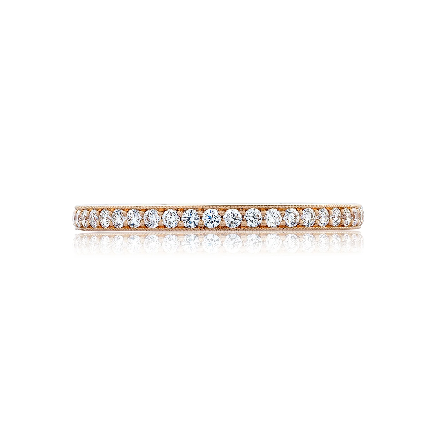 Tacori 18k Rose Gold RoyalT Diamond Wedding Band (0.34 CTW)