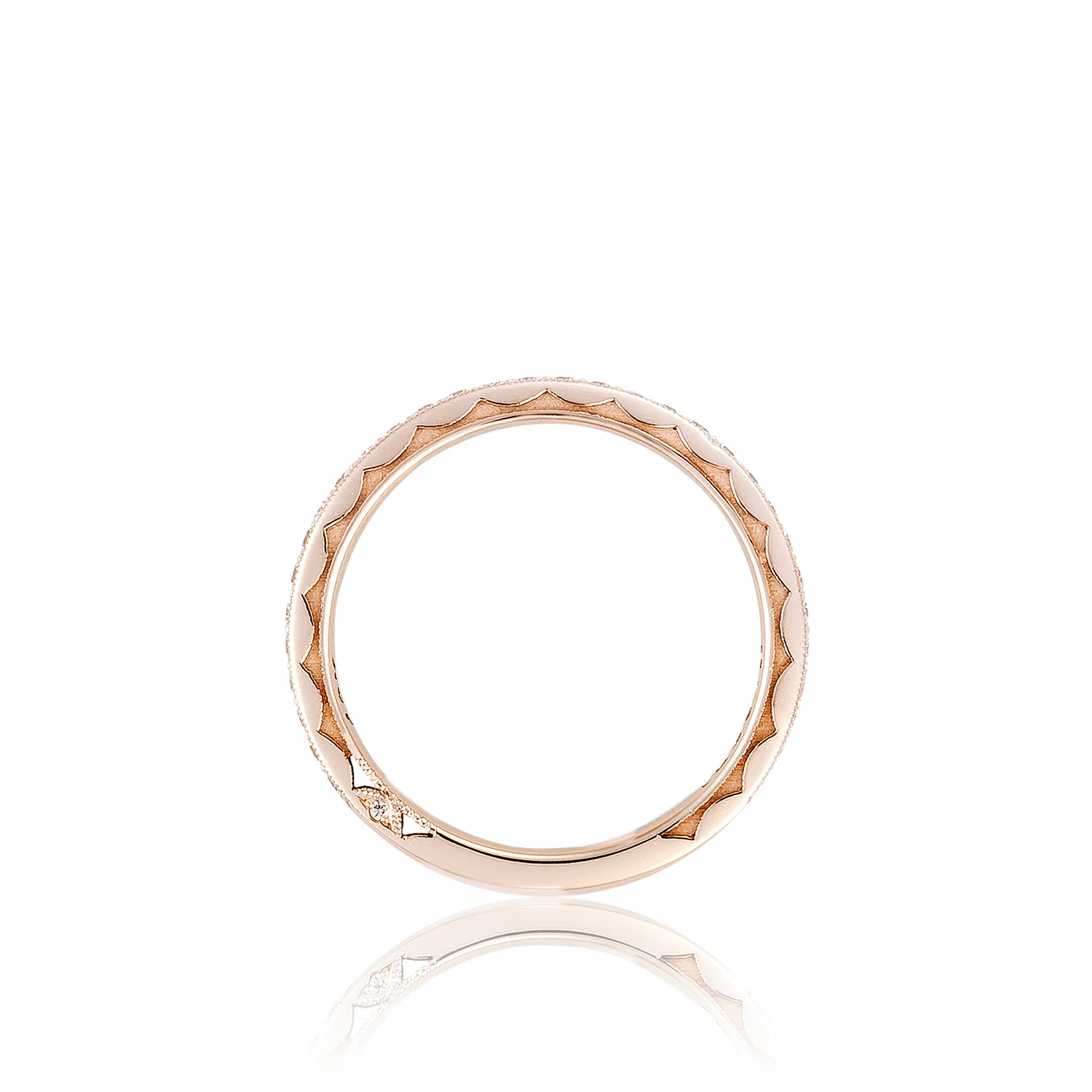 Tacori 18k Rose Gold RoyalT Diamond Wedding Band (0.34 CTW) - Image 2