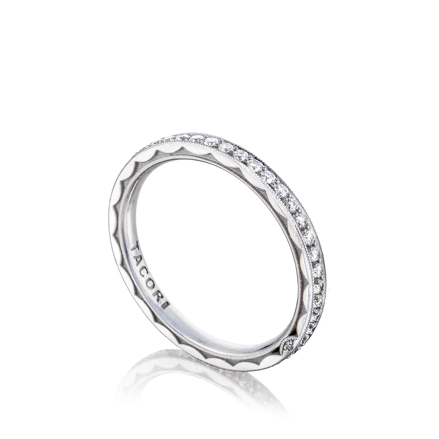 Tacori Platinum RoyalT Diamond Wedding Band (0.45 CTW) - Image 3