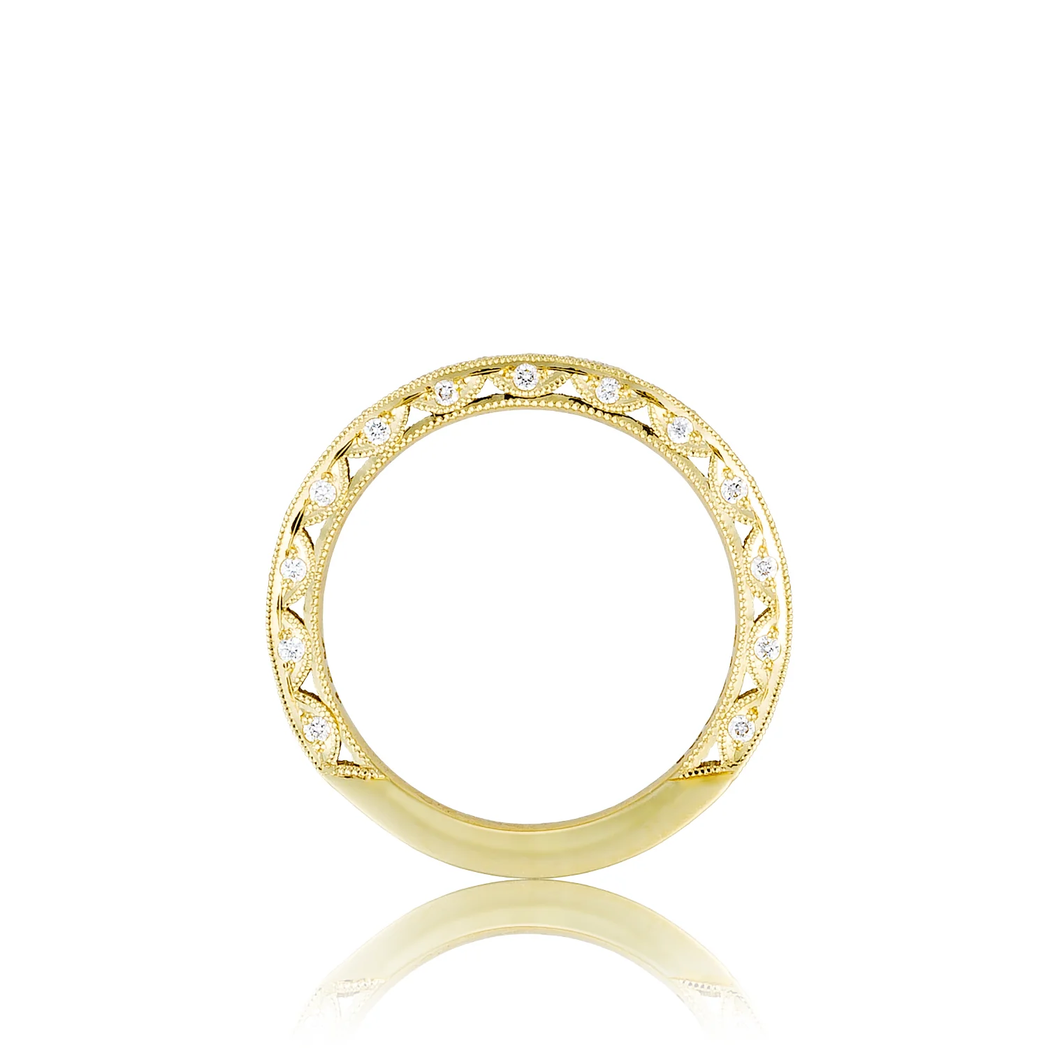 Tacori 18k Yellow Gold RoyalT Diamond Wedding Band (0.65 CTW) - Image 2