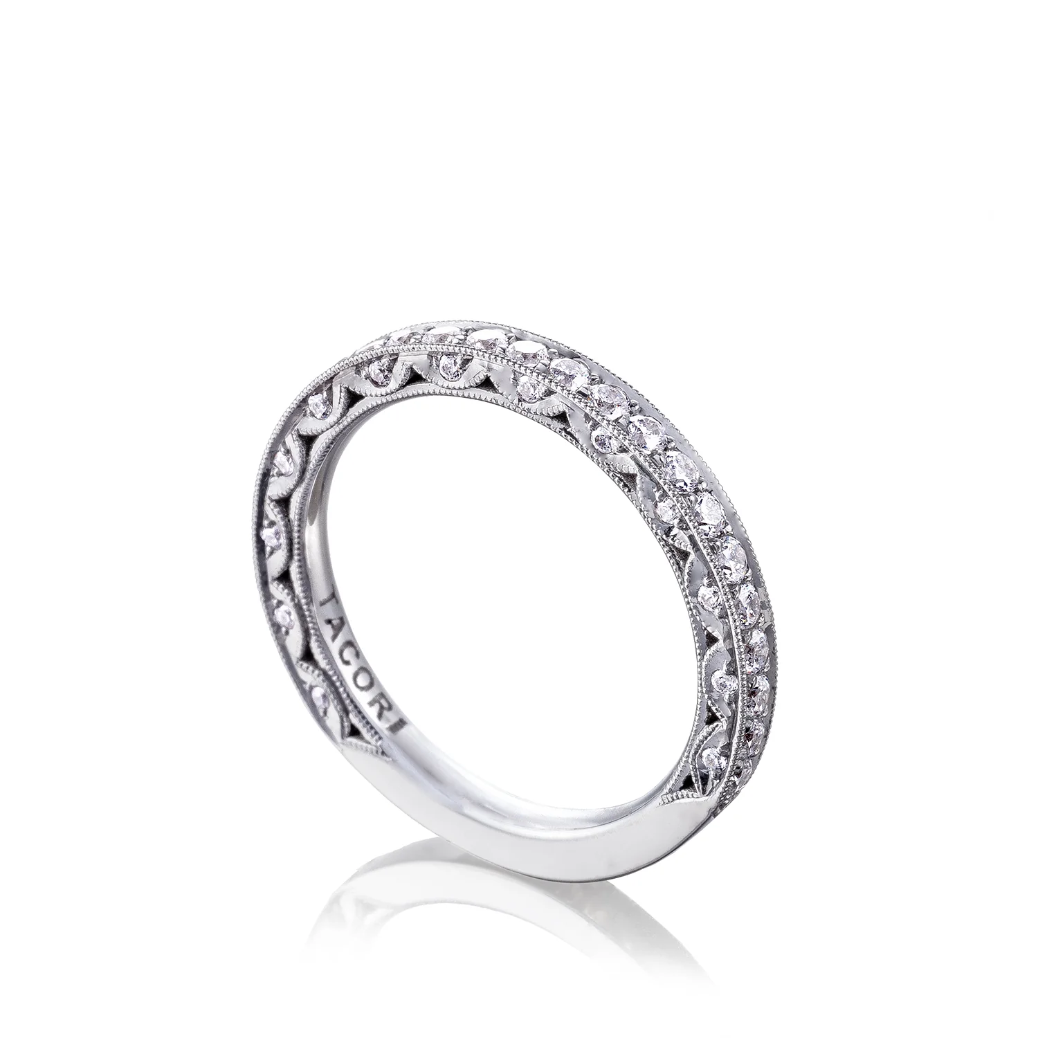 Tacori 18k gold RoyalT Diamond Wedding Band (0.65 CTW) - Image 3
