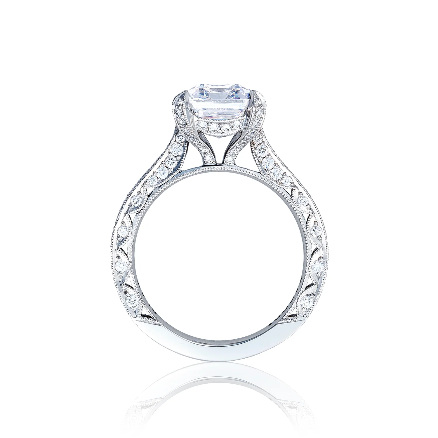Tacori Platinum RoyalT Engagement Ring Setting (0.75 CTW) - Image 2