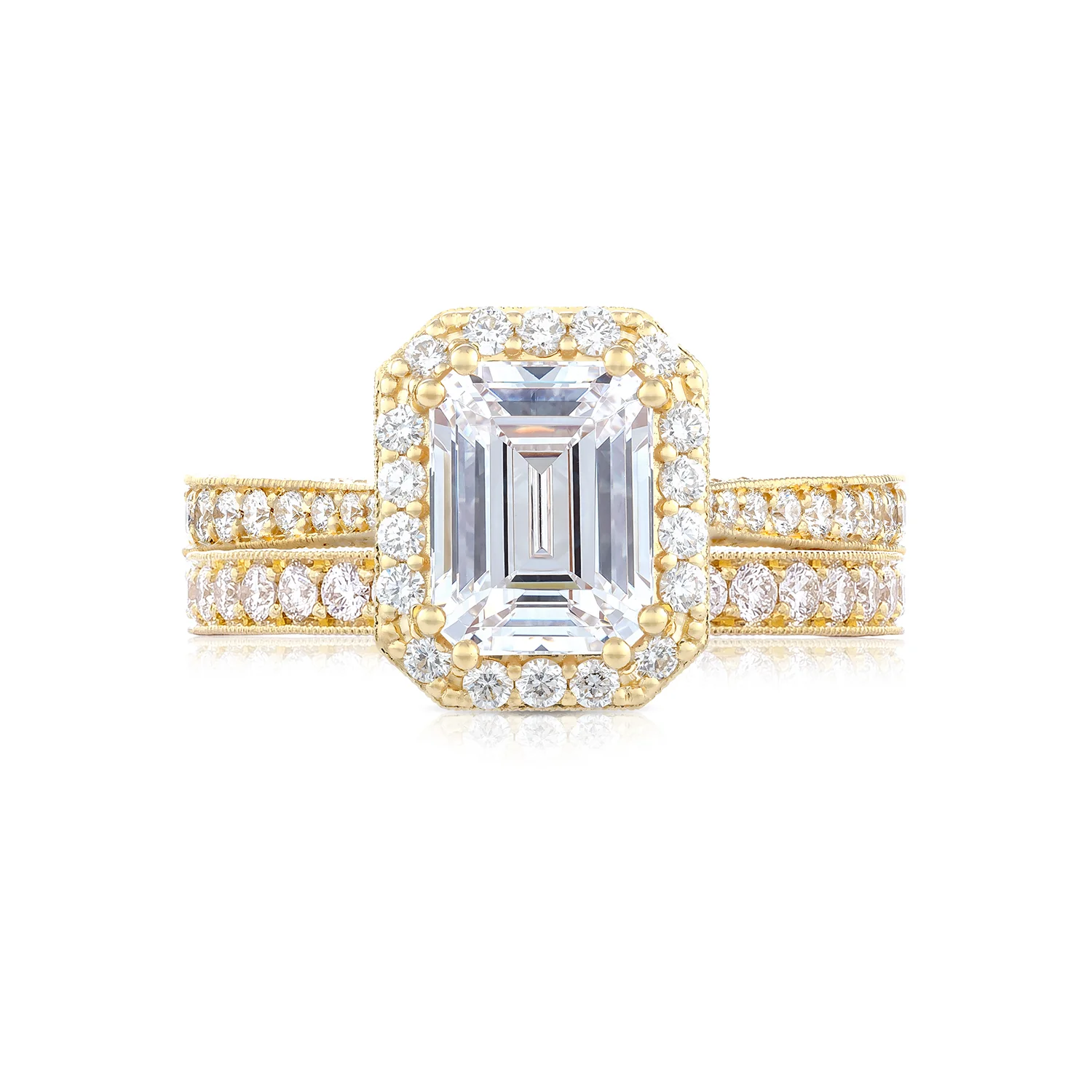 Tacori 18k Yellow Gold RoyalT Engagement Ring Setting (1 CTW) - Image 3