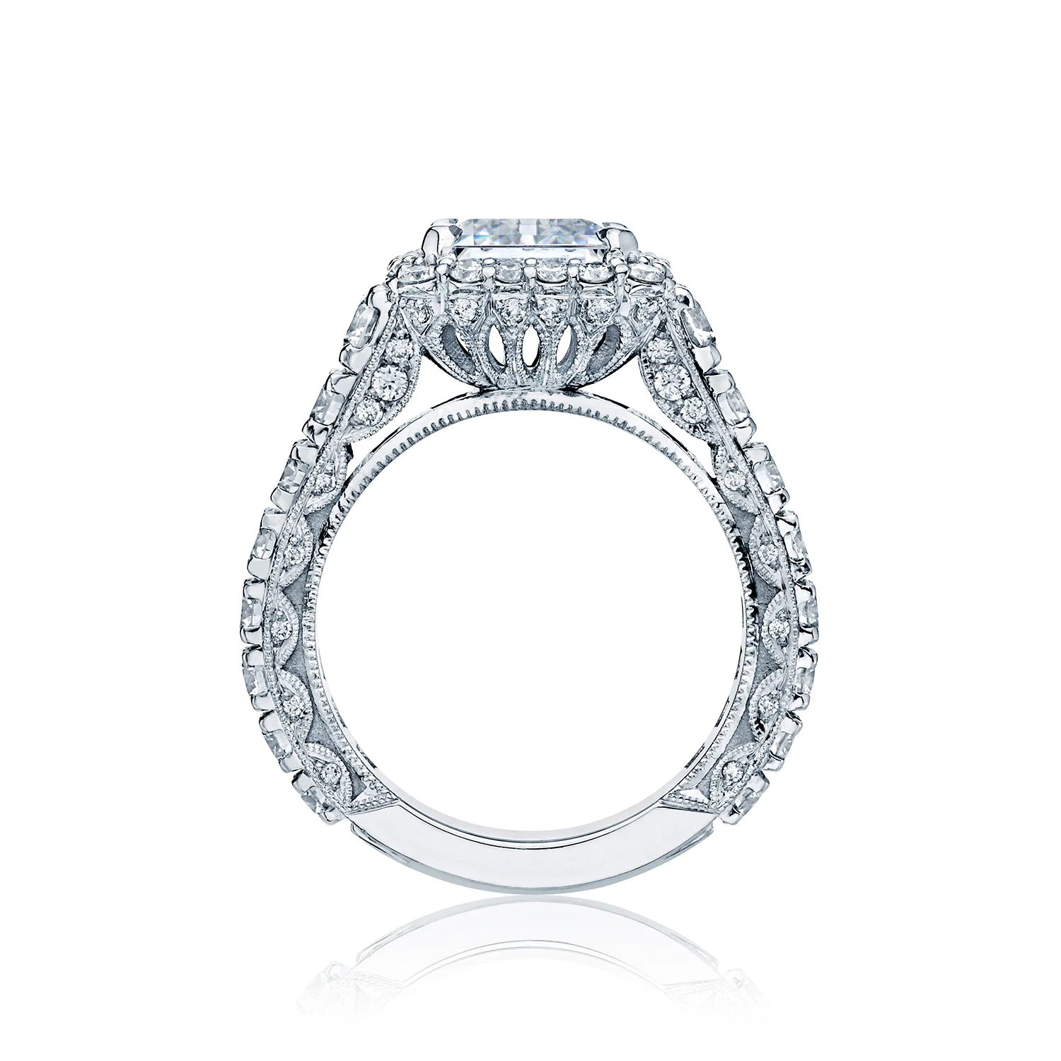 Tacori Platinum RoyalT Engagement Ring Setting (2.55 CTW) - Image 2