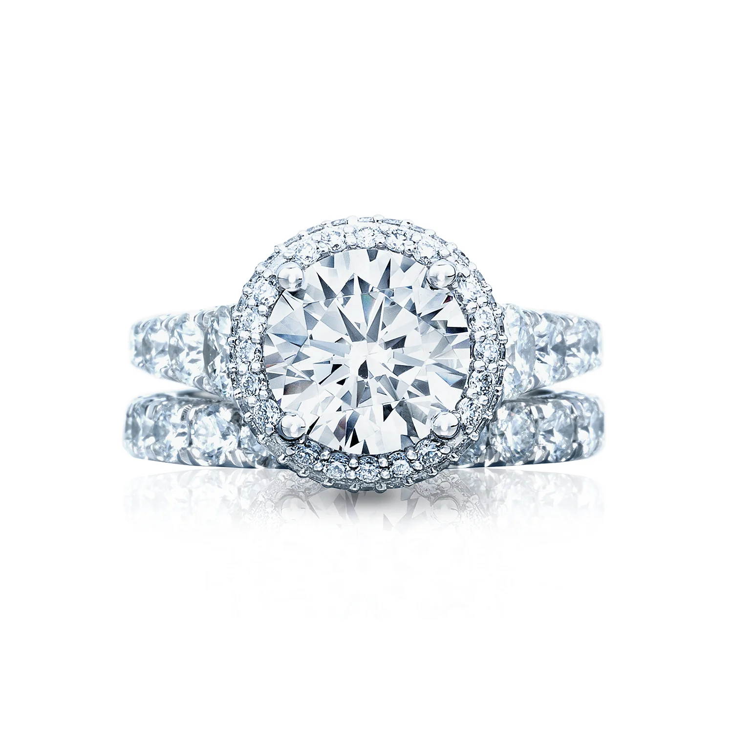 Tacori Platinum RoyalT Round Diamond Engagement Ring Setting (1.92 CTW) - Image 3