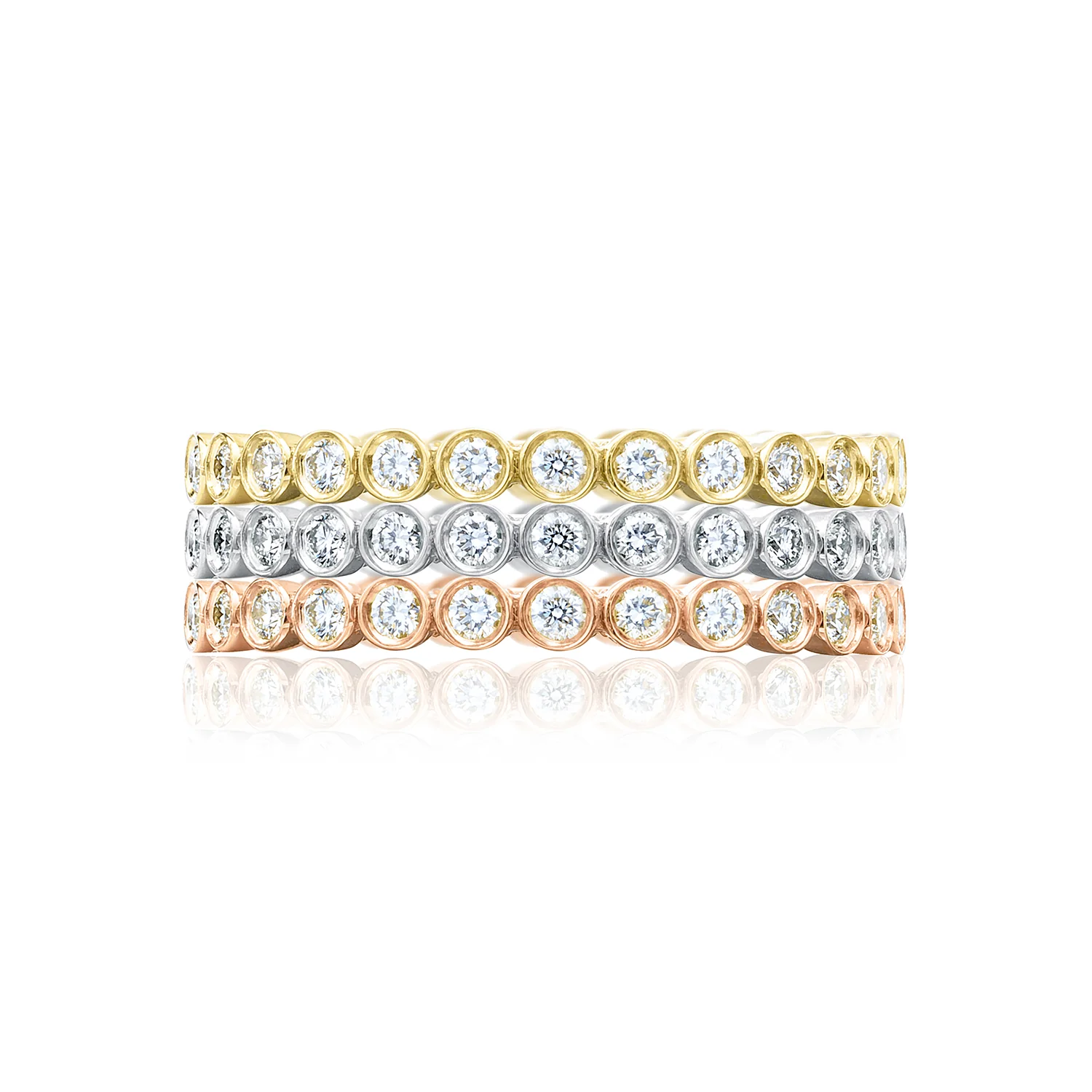 Tacori Platinum Sculpted Crescent Diamond Wedding Band (0.2 CTW) - Image 3